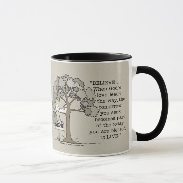 BELIEVE to LIVE Mug (Right)