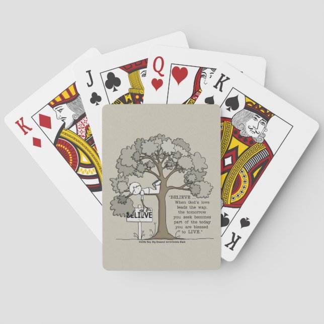 BELIEVE to LIVE Playing Cards (Back)