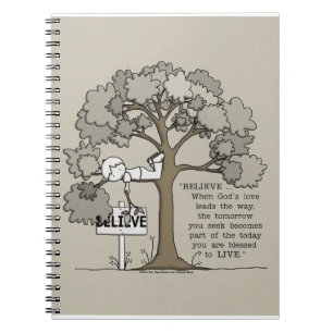 BELIEVE to LIVE Spiral Notebook