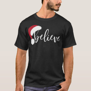 Believe Train North Pole Polar Express All Abroad T-Shirt