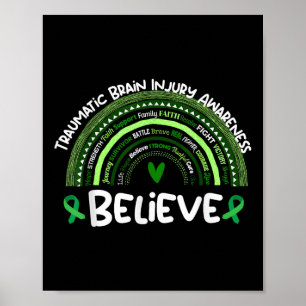 Believe _ Traumatic Brain Injury Awareness Month  Poster