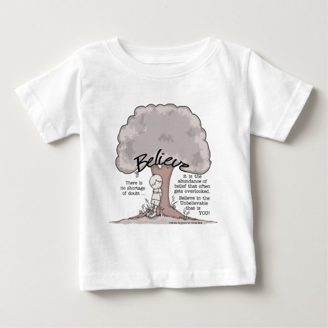 Believe Tree Baby T-Shirt (Front)