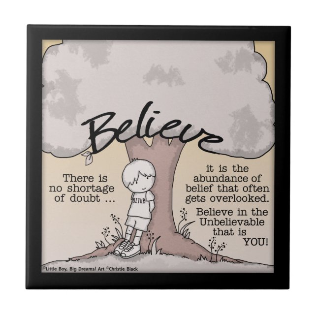 Believe Tree Tile (Front)