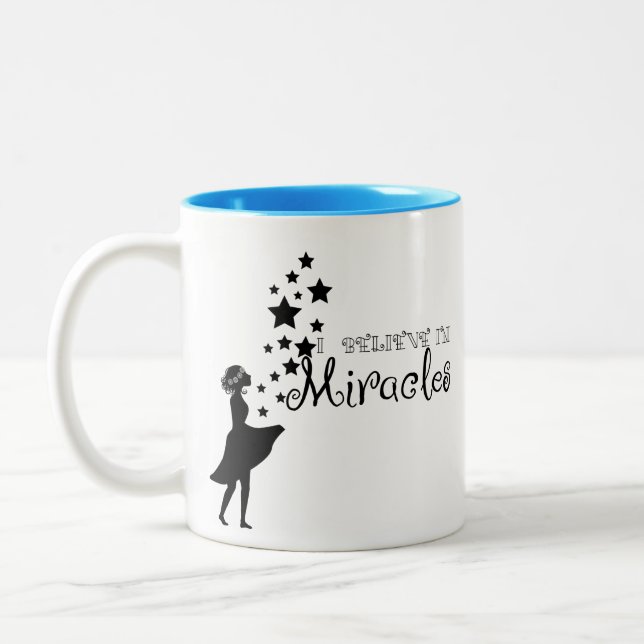 Believe Two-Tone Coffee Mug (Left)