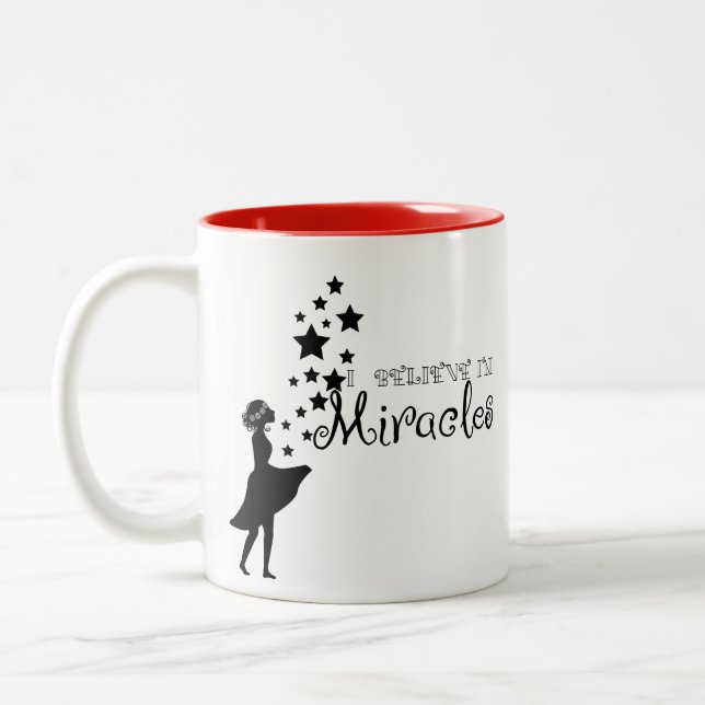 Believe Two-Tone Coffee Mug (Left)