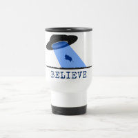 Believe (UFO beaming up cow)