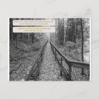 Believe - "Walk In Faith" Postcard