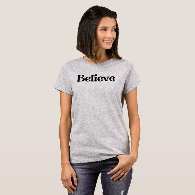 Believe Women's Basi T-shirt (Front Full)