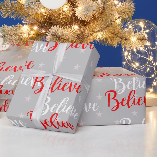 Believe Wrapping Paper (Holidays)
