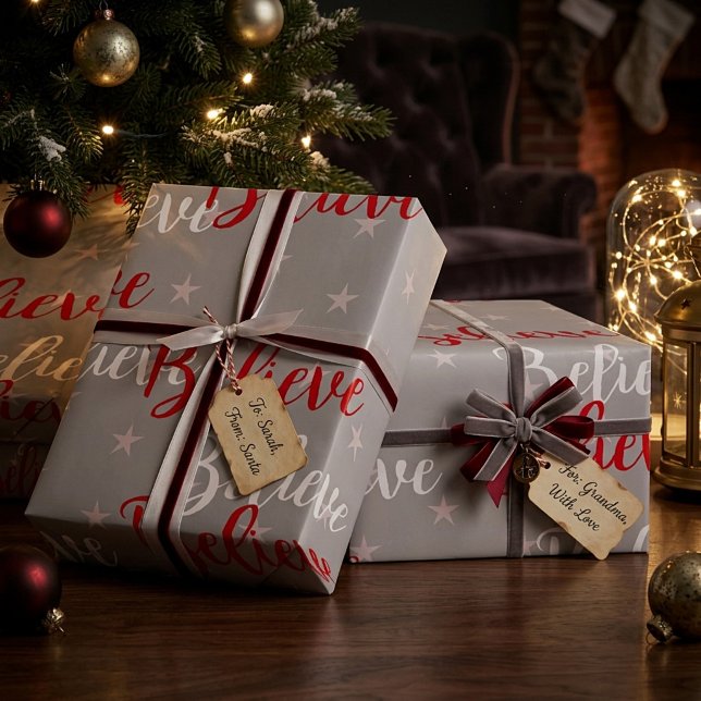 Believe Wrapping Paper (Creator Uploaded)