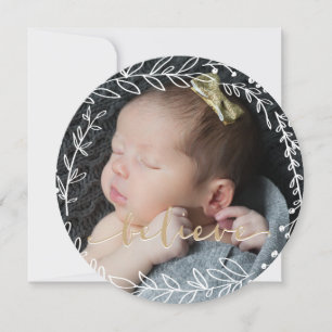 Believe - Wreath / christmas card