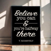 Believe You Can Motivational Quote