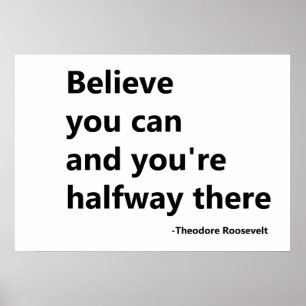 Believe you can poster