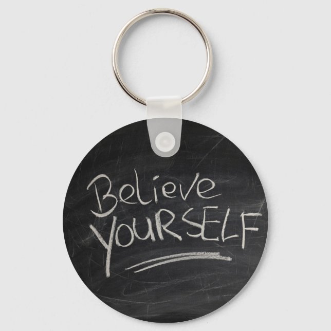 Believe yourself key ring (Front)