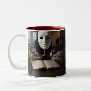 Believing I Was Fine Book Quote Two-Tone Coffee Mug