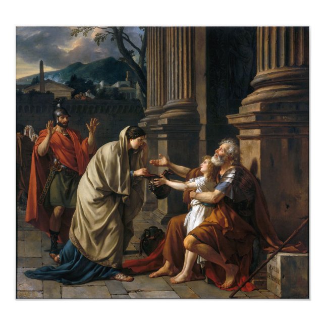 Belisarius by Jacques Louis David Photo Print (Front)