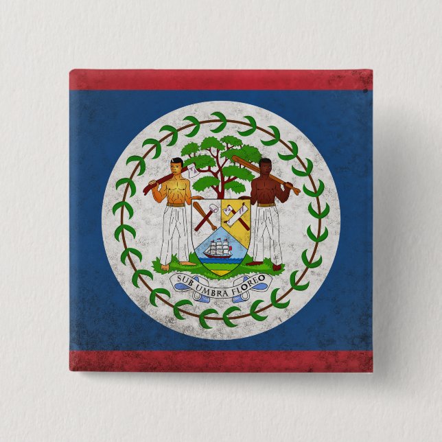 Belise 15 Cm Square Badge (Front)
