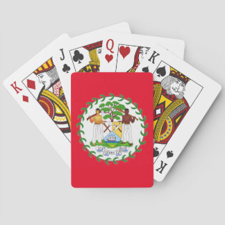 Belise Belizean Flag Coat of Arms Playing Cards