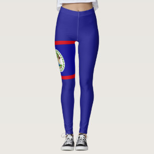 Belise Belizean Kriol Flag Leggings