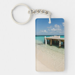 Belise, Caribbean Sea, Goff Caye. A Small Island Key Ring
