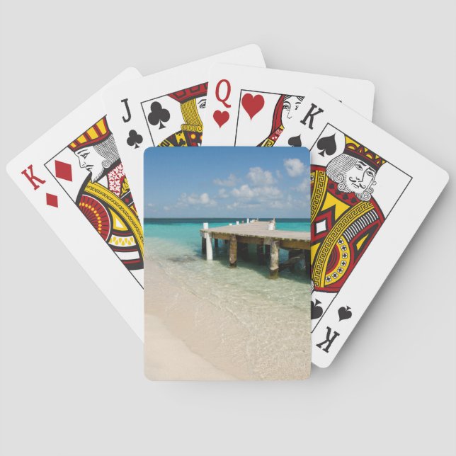 Belise, Caribbean Sea, Goff Caye. A Small Island Playing Cards (Back)