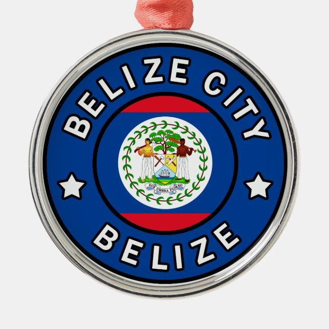 Belise City Belise Metal Tree Decoration (Front)