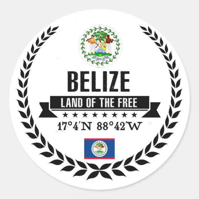 Belise Classic Round Sticker (Front)