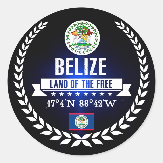 Belise Classic Round Sticker (Front)