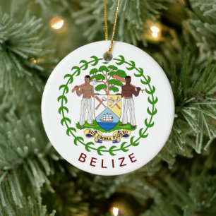 Belise Coat of Arms Ceramic Tree Decoration