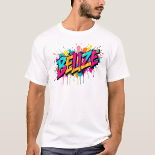 Belise colourful graffiti style outfit T-Shirt