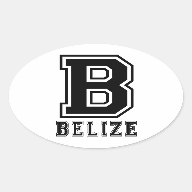 Belise Designs Oval Sticker (Front)