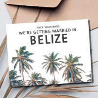 Belise Destination Wedding Save the Date