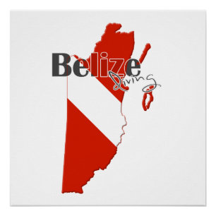 Belise Diving Poster