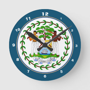 Belise Flag & Belise trendy fashion /design clock