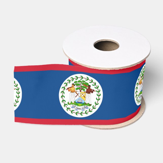 Belise flag grosgrain ribbon (Spool)