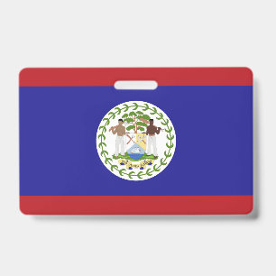 Belise flag ID badge
