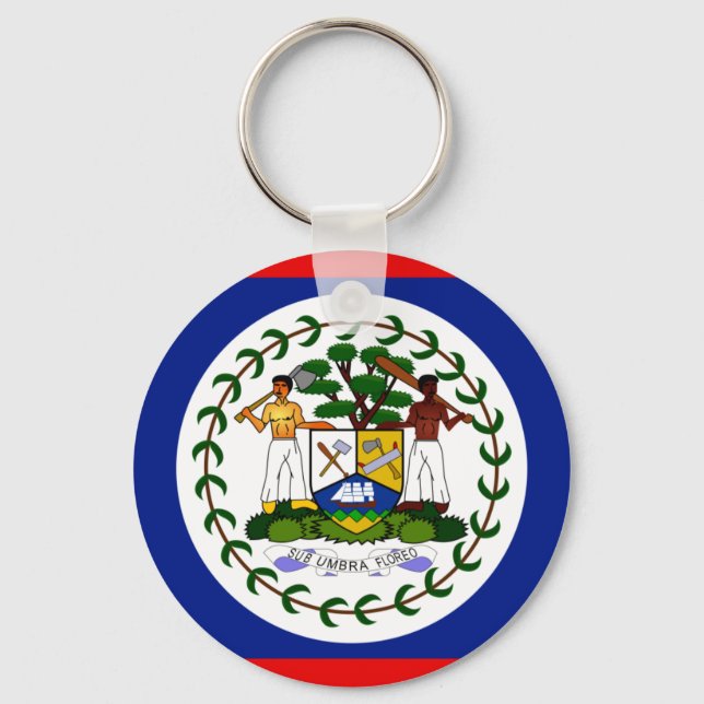 Belise Flag Key Ring (Front)