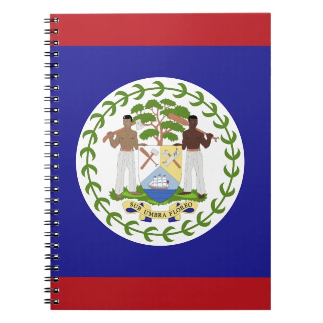 Belise flag notebook (Front)