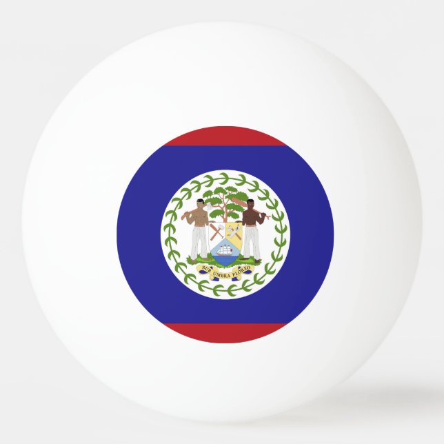 Belise flag ping pong ball (Front)