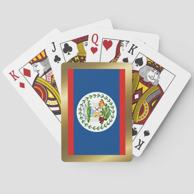 Belise Flag Playing Cards (Back)