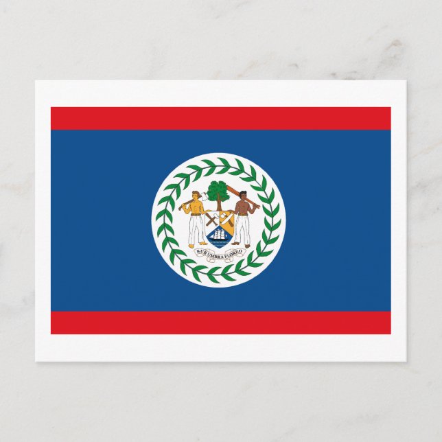 Belise Flag Postcard (Front)