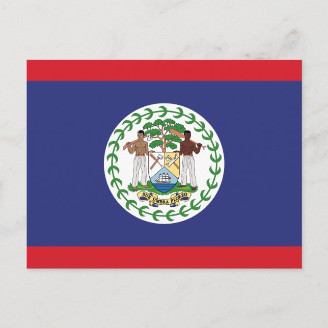 Belise Flag Postcard (Front)