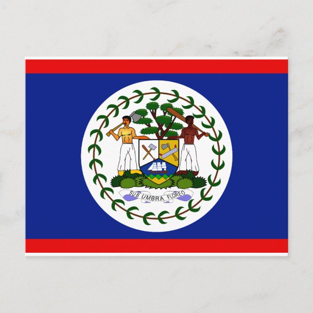 Belise Flag Postcard (Front)
