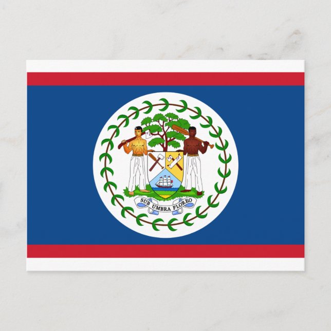 Belise Flag Postcard (Front)