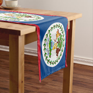 Belise flag & Sports fan house decor / Belise Short Table Runner