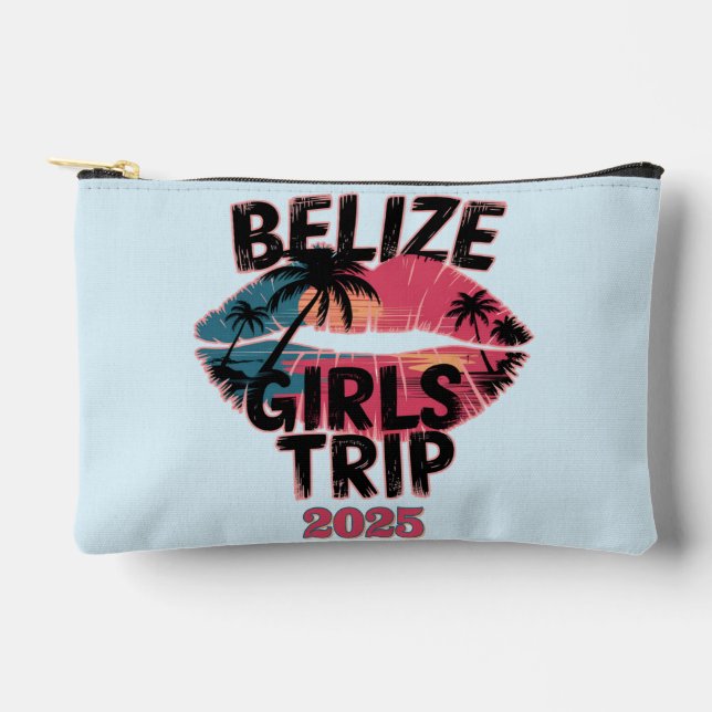 Belise Girls Trip Tropical Adventure  Accessory Pouch (Front)