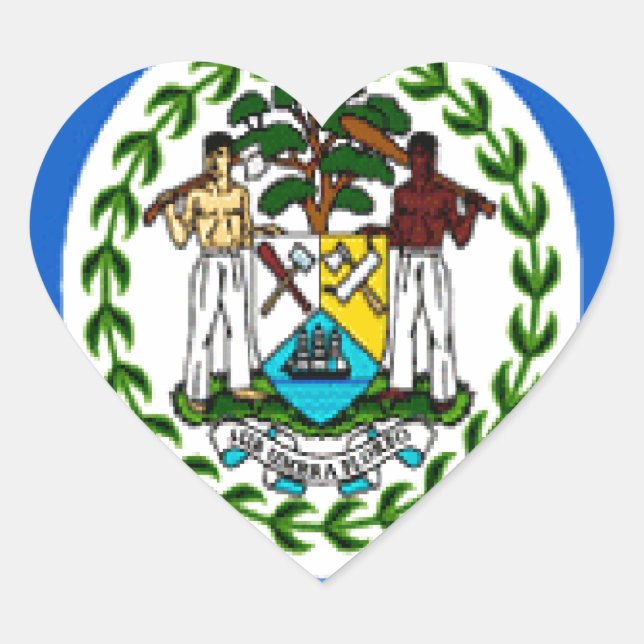 Belise Heart Sticker (Front)