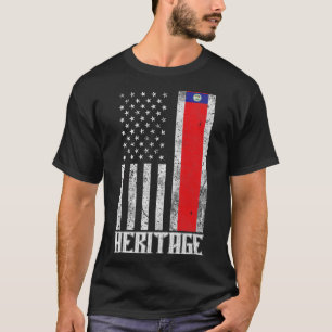Belise Hispanic Heritage distressed flag T-Shirt