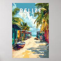 Belise Illustration Travel Art Vintage