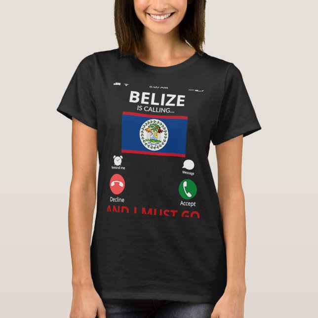 Belise Is Calling T-Shirt (Front)
